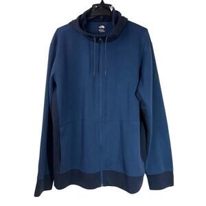 The North Face NF0A2TDE Thermal Jacket Mens Size XXL Blue Full Zip Hooded